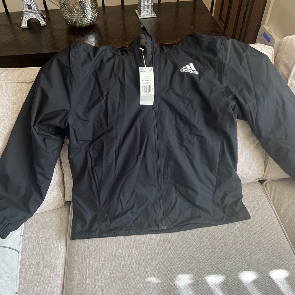 Men’s Adidas BSC 3S Rain Ready Jacket